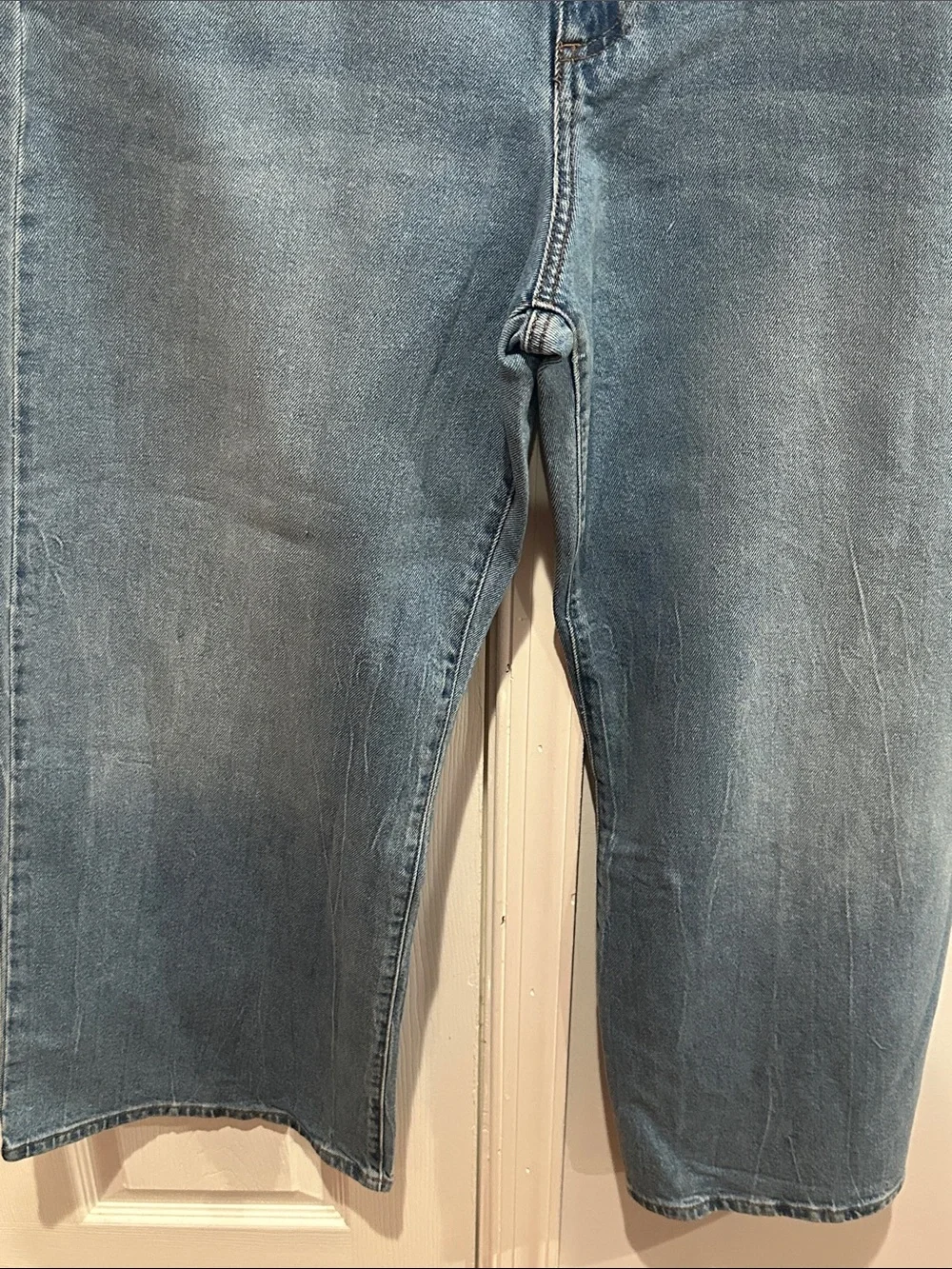 Women's Wide Leg Low Slung Jeans Size 12 - Picture 7 of 14